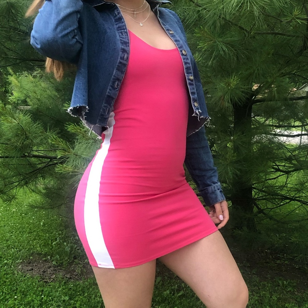Hot pink forever 21 dress